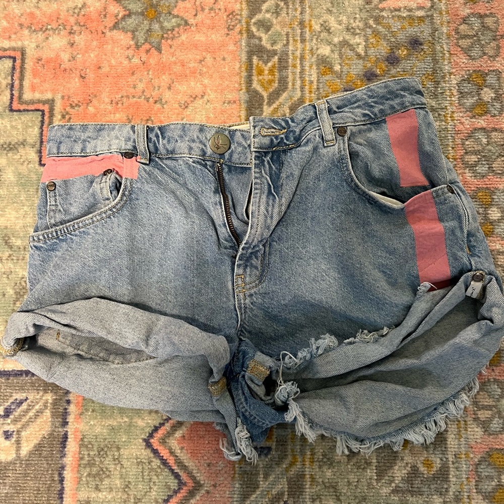 One Teaspoon rolled short shorts